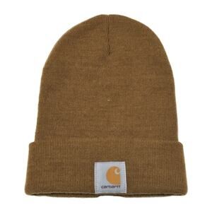 Carhartt Adult Men’s Unisex Knit Cuffed Beanie Brown One Size